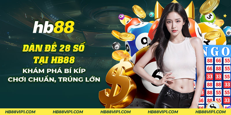 Dàn đề 28 số tại HB88 - Khám phá chiến lược chơi chuẩn chỉ 1 11 dan de 28 so tai hb88 kham pha bi kip choi chuan trung lon